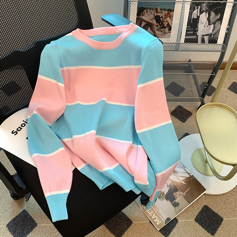 Crewneck Loose Long Sleeve Sweater