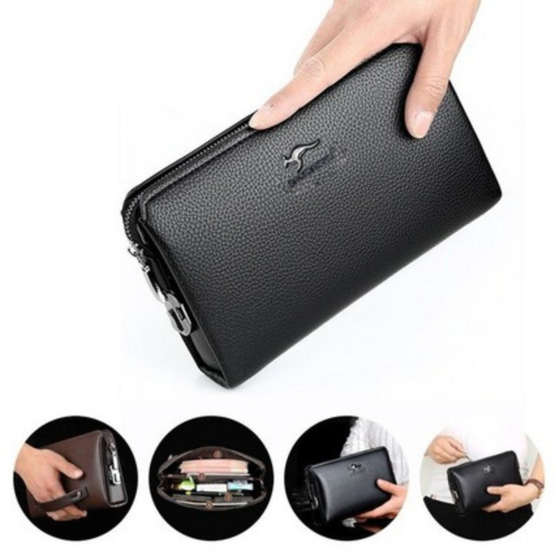 New Style Men's Clutch Zipper Wallet