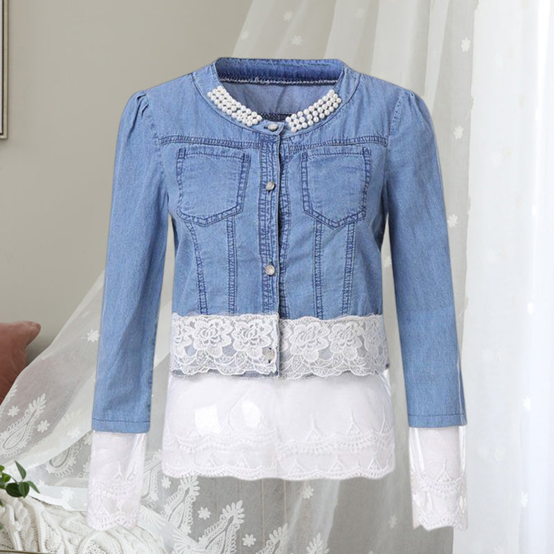 Paneled Denim Jacket