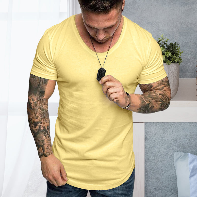 Solid Men's Short Sleeve T-Shirt
