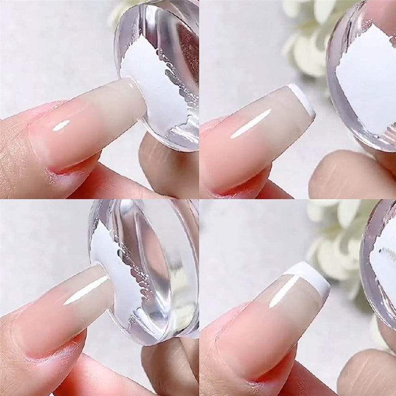 Transparent Silicone Nail Art Stamper