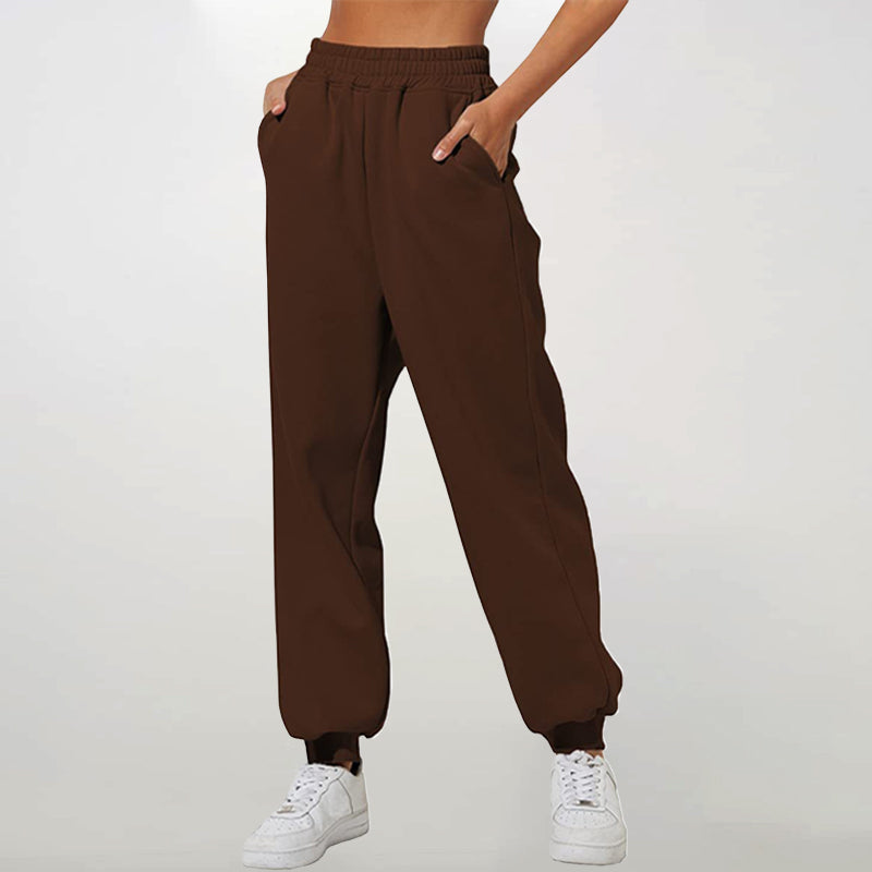 High Waist Loose Track Pants