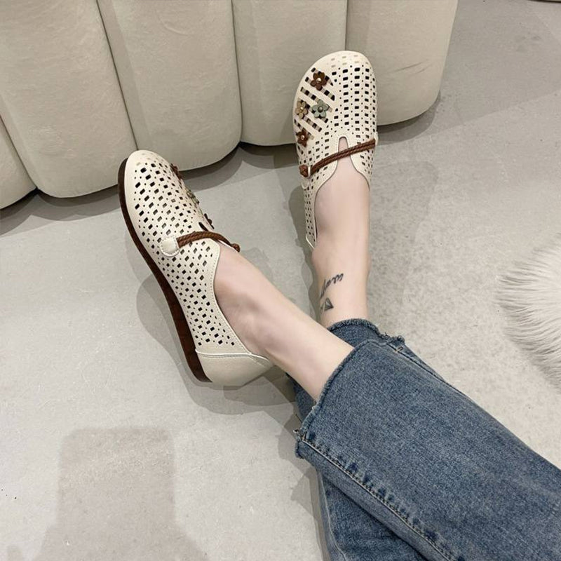 Women's Round Toe Hollow Shoes