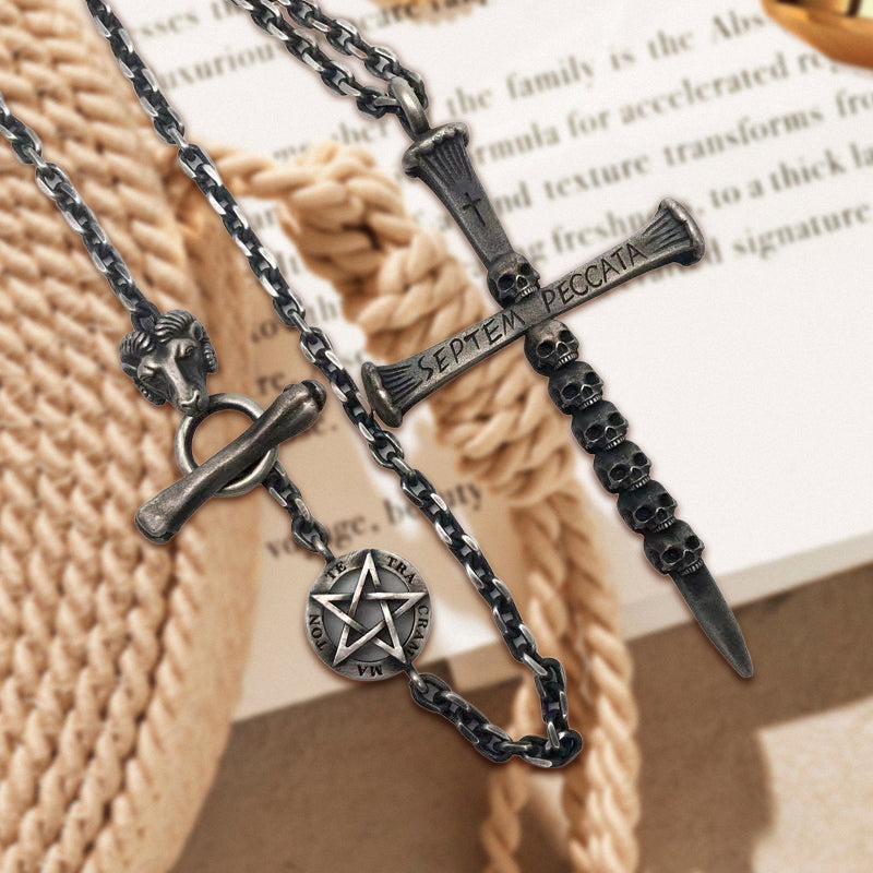 Cross Skull Necklace