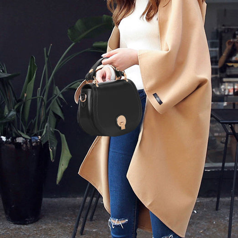 Shiny Leather Small Bag