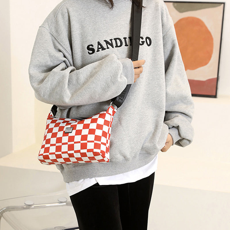 Fashion Plaid Shoulder Bag