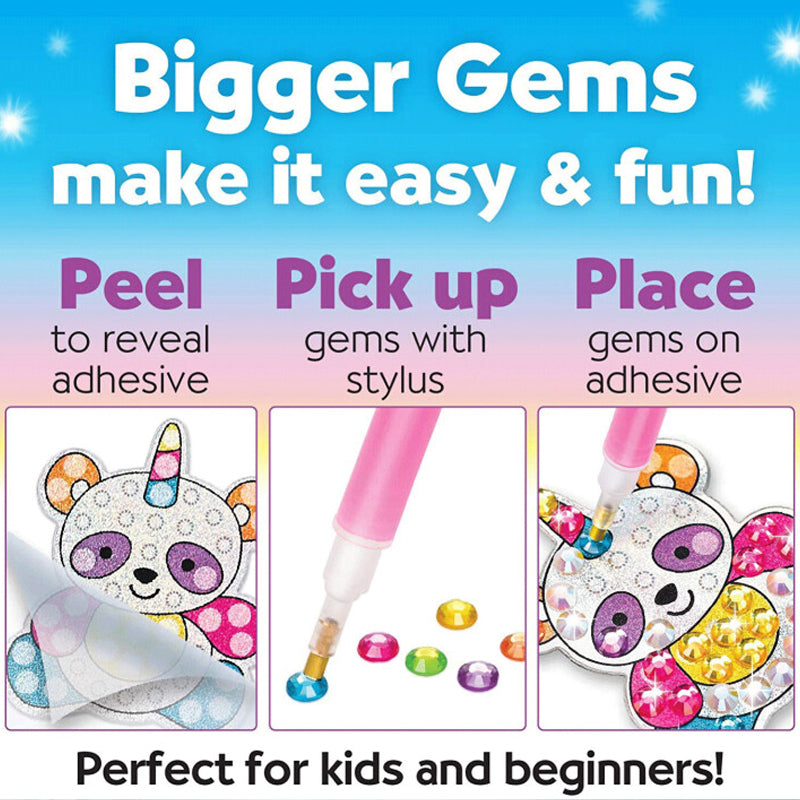 Big Gem Diamond Painting Stickers for Kids