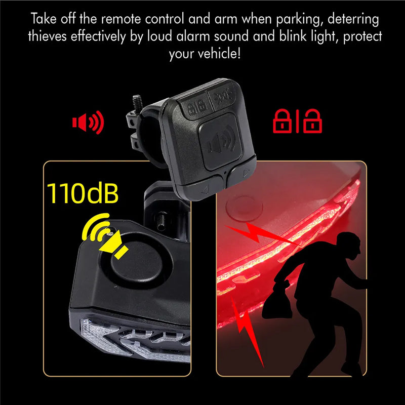 Bicycle Remote Control Brake Light