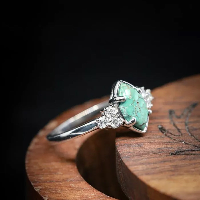 Diamond Turquoise Ring