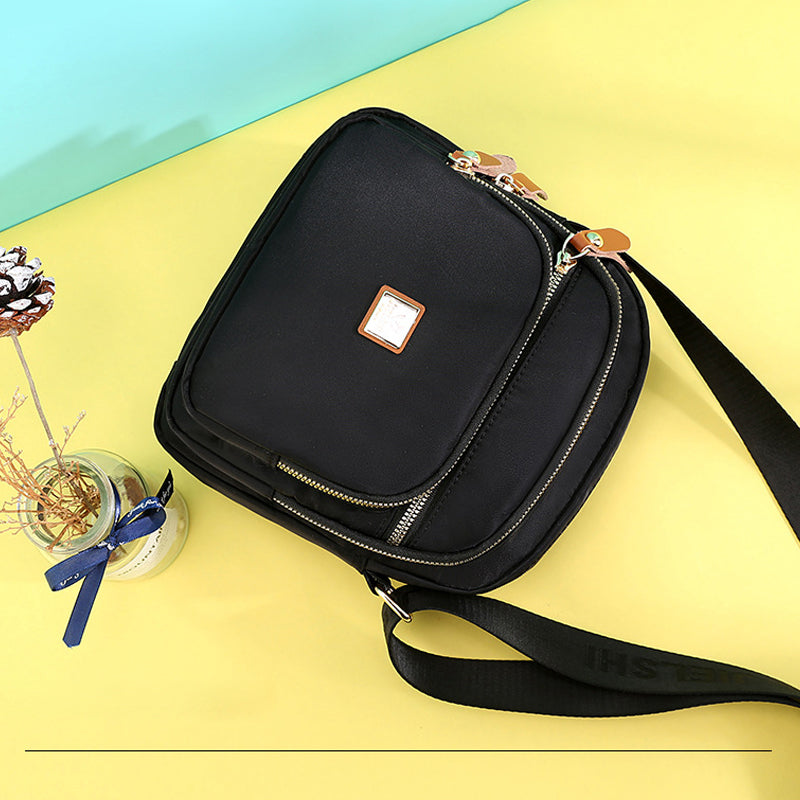 Multi Pocket Nylon Shoulder Bag