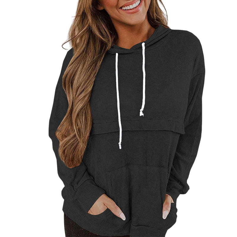 Waffle Hooded T-shirt