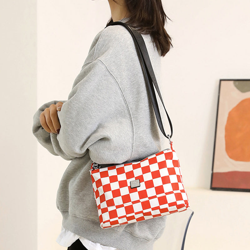 Fashion Plaid Shoulder Bag