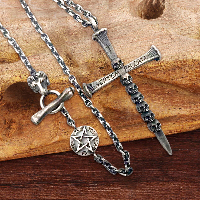 Cross Skull Necklace
