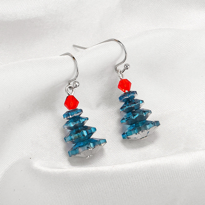 Christmas tree earrings