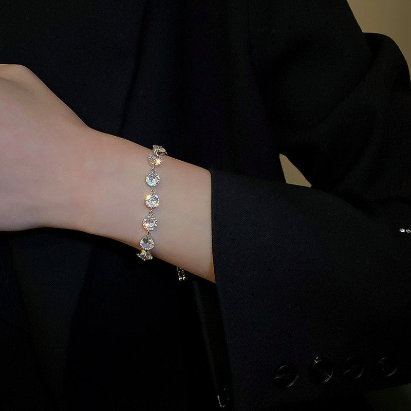 Shiny Lucky Crystal Bracelet