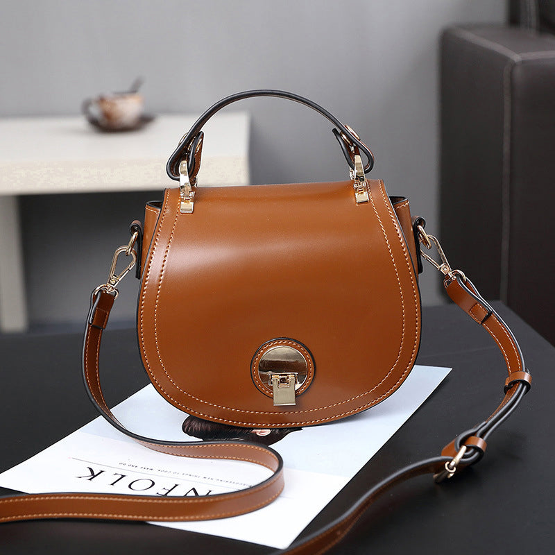 Shiny Leather Small Bag
