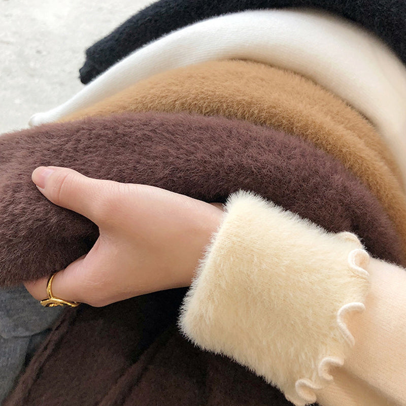 Women Fleece and Anti-Crease Base Sweater