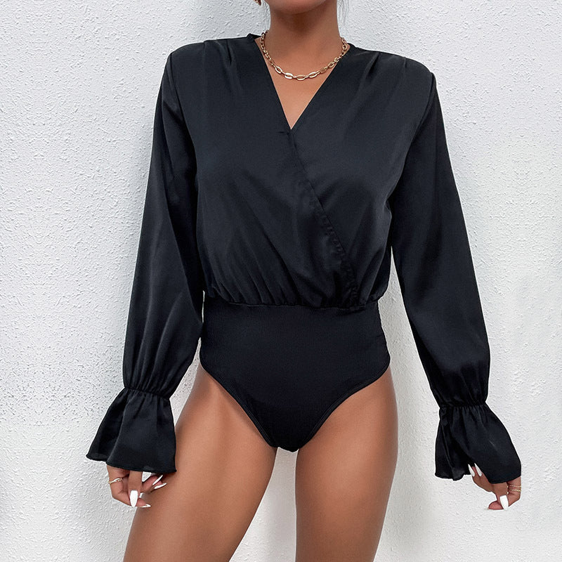 Flared Sleeve Bodysuit