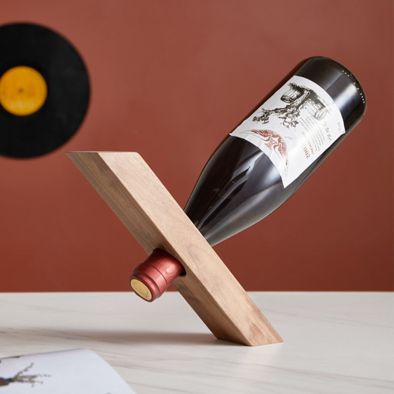Magical Solid Wood Wine Bottle Holder