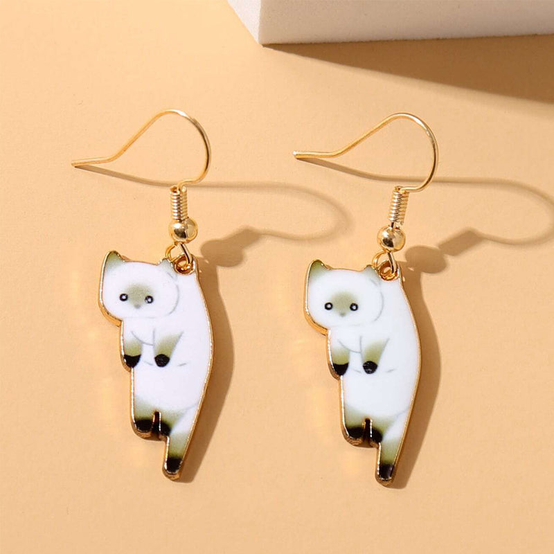 Cat Drop Earrings