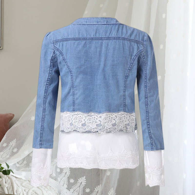 Paneled Denim Jacket