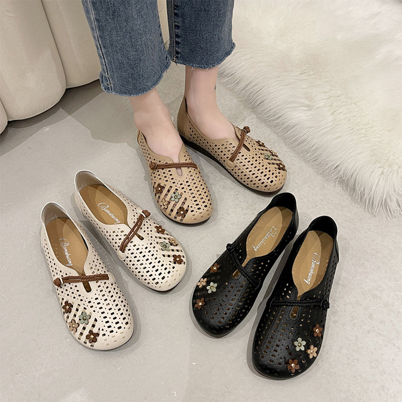 Women's Round Toe Hollow Shoes