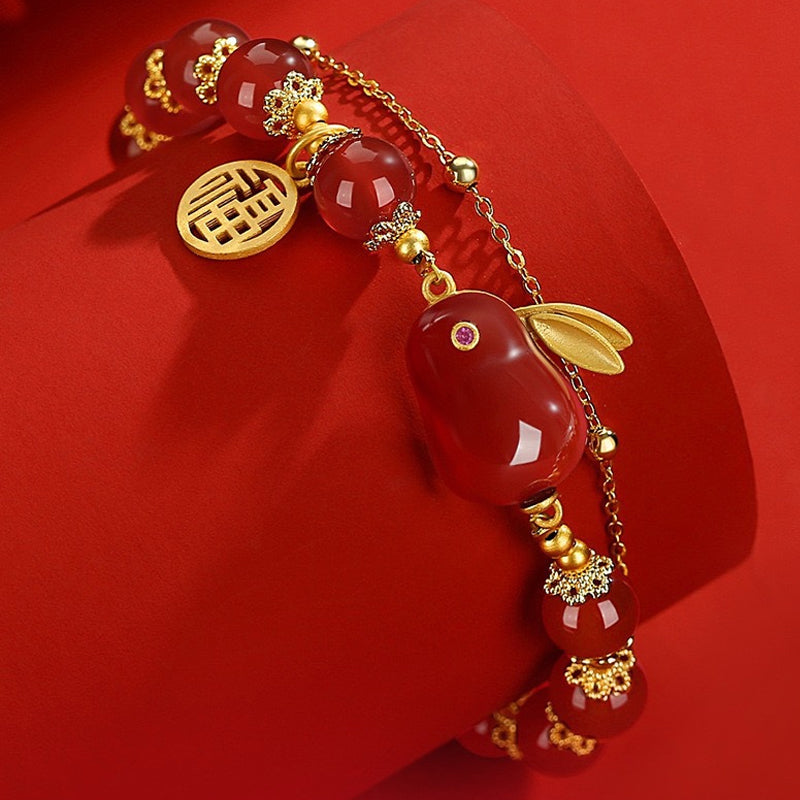 Fortune Lucky Jade Rabbit Bracelet