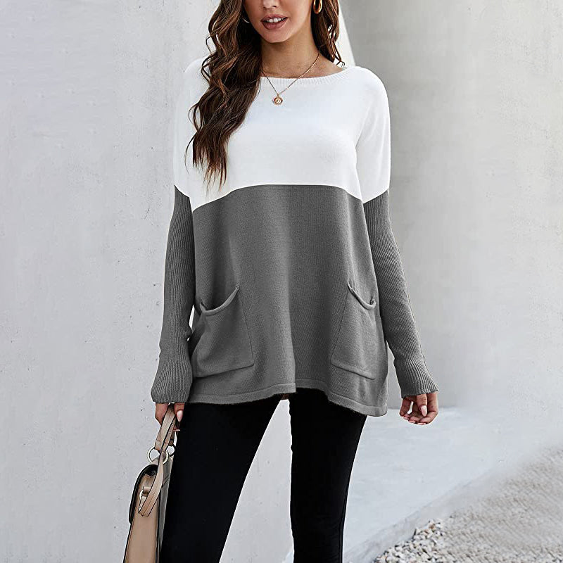Loose Knit Long Sleeve Sweater