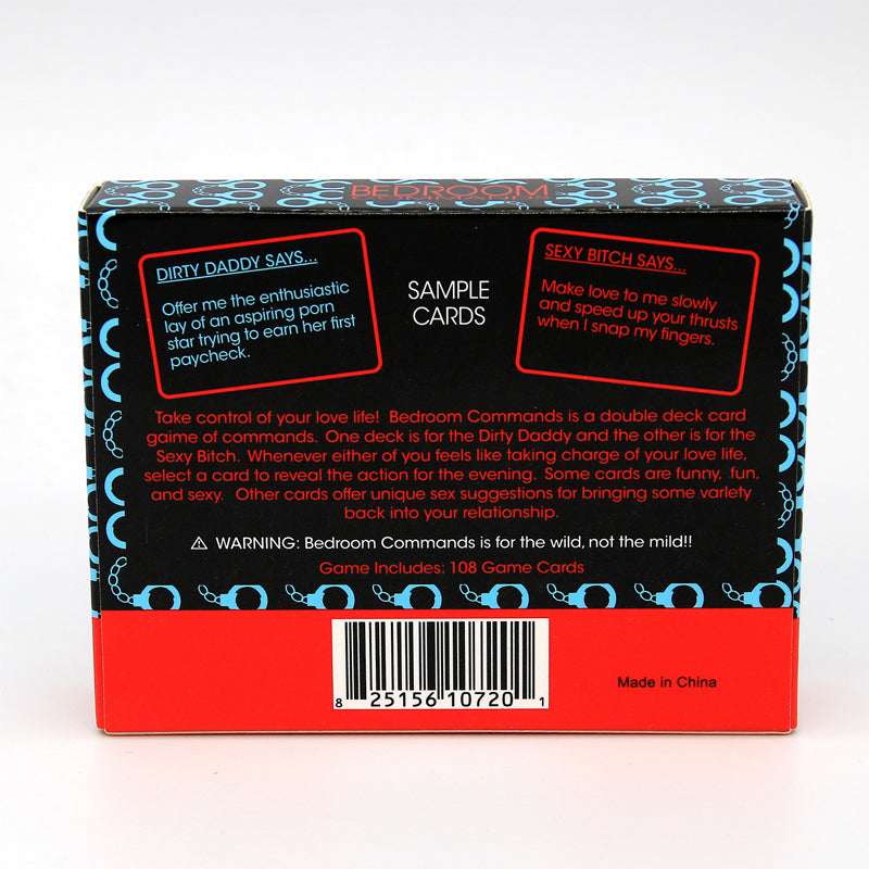Bedroom Commands Adult Couples Card  Game