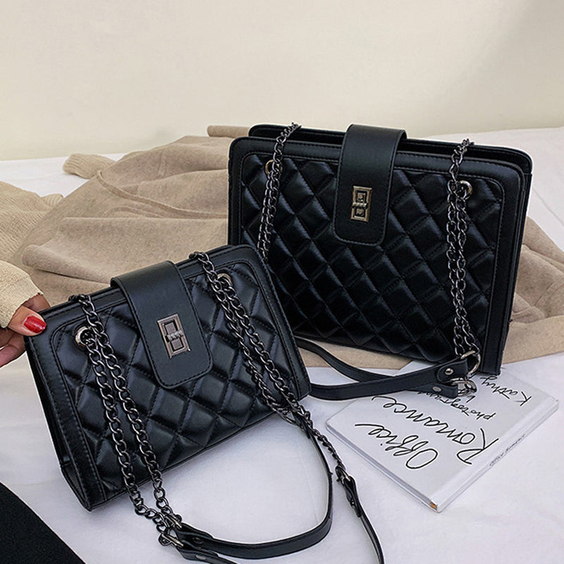 Rhombus Chain Small Square Bag