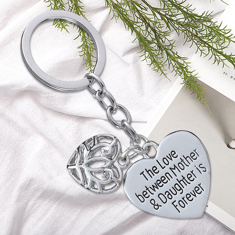 Heart Lettering Keychain