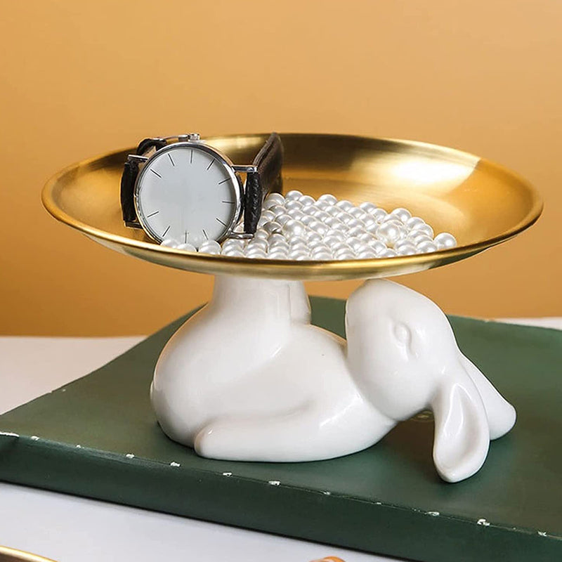 Ceramic Rabbit Plate