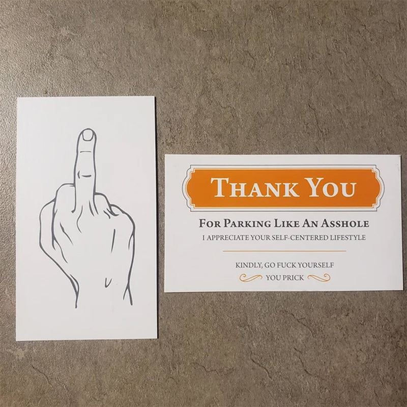 Fun Bad Parking Violation Stickers