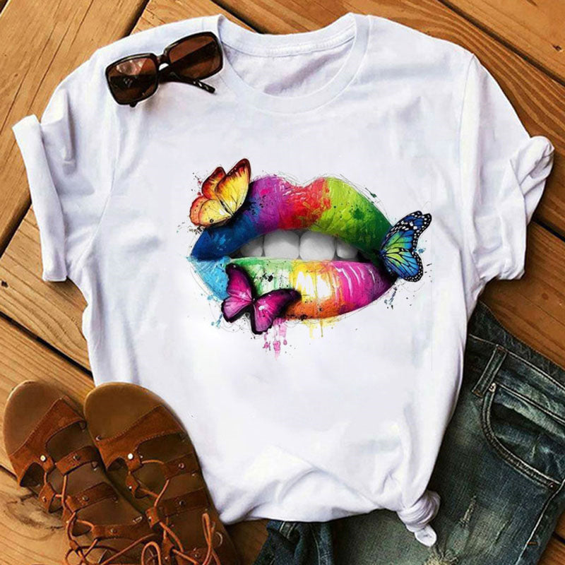 Lip Print T-Shirt
