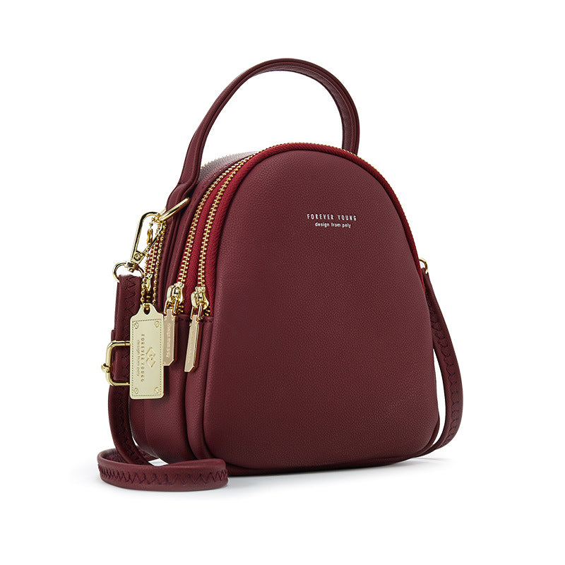 Multi-Compartment Lightweight Crossbody Bag