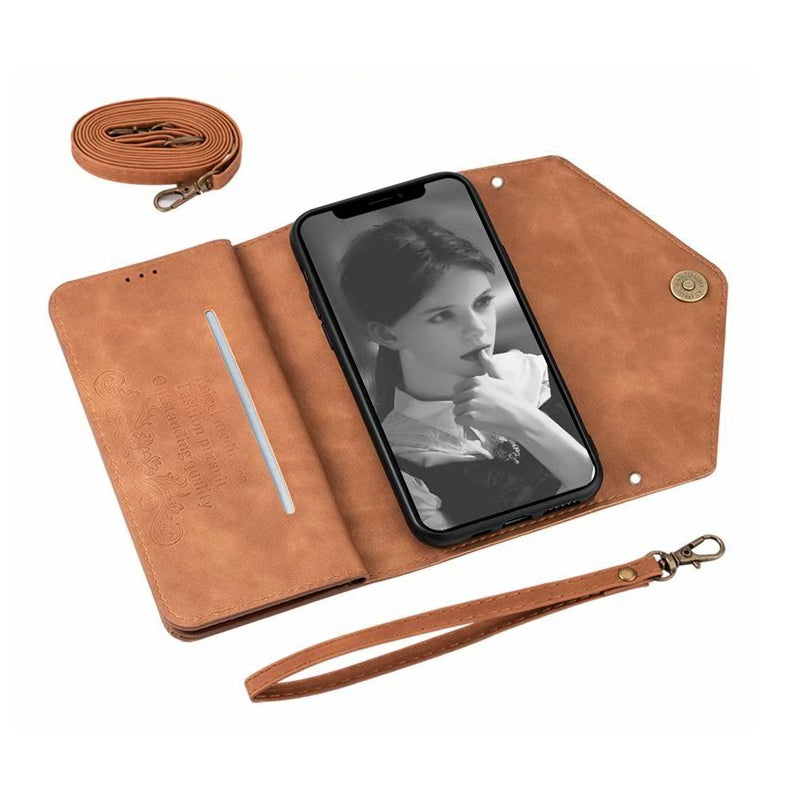 Casekis Crossbody Wallet Leather Phone Case