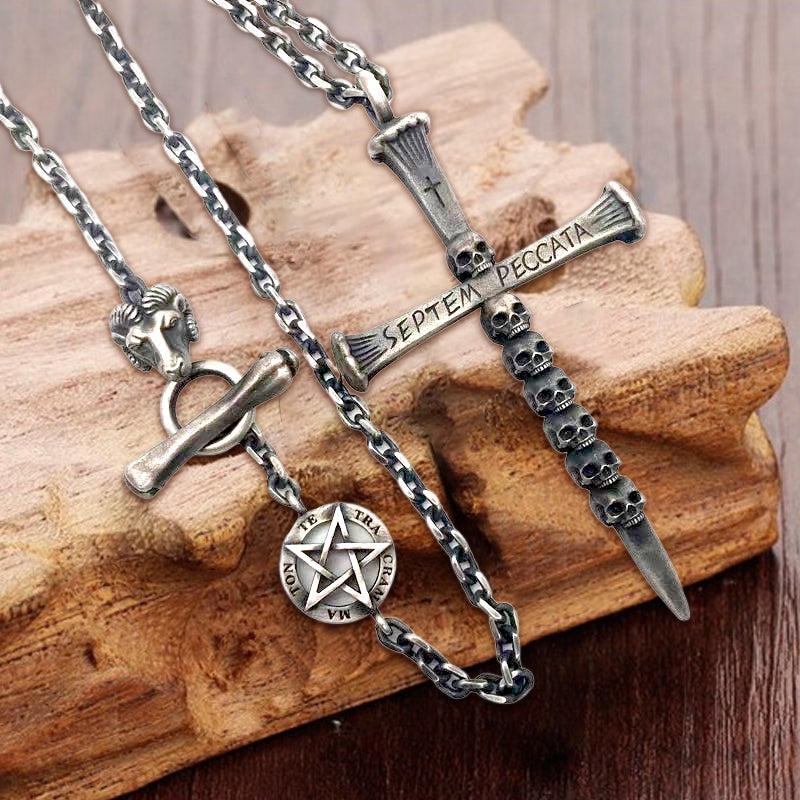 Cross Skull Necklace
