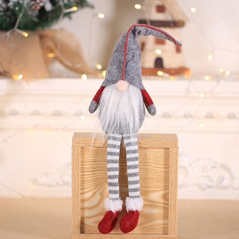 Christmas Faceless Doll Figure