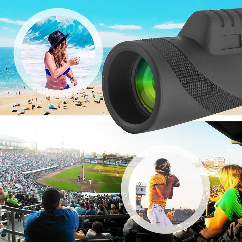 2019 New Waterproof 16X52 High Definition Monocular Telescope