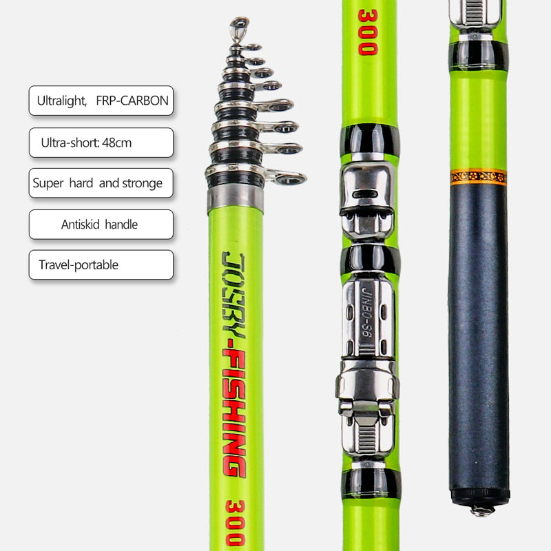 Mini Seat Carbon Fiber Telescopic Rock Fishing Rod