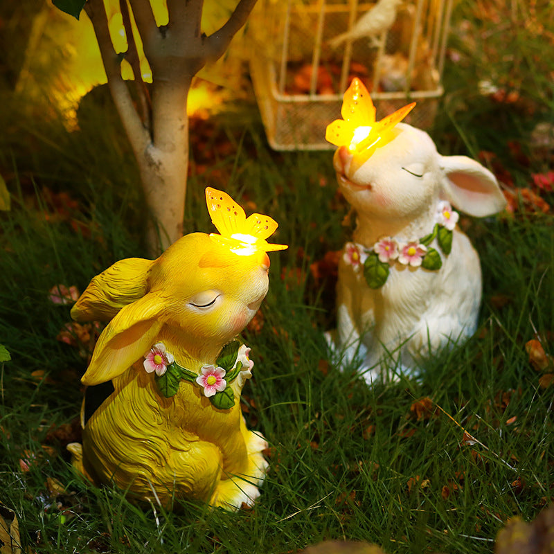 Easter Solar Powered LED Rabbit Light