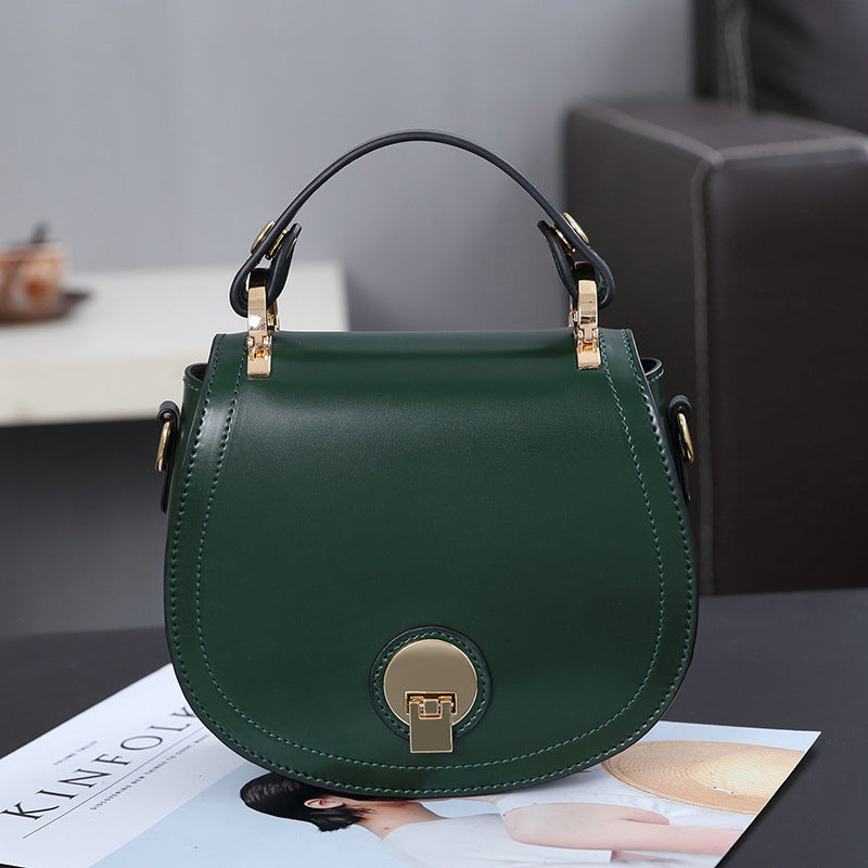 Shiny Leather Small Bag