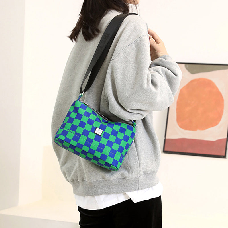 Fashion Plaid Shoulder Bag