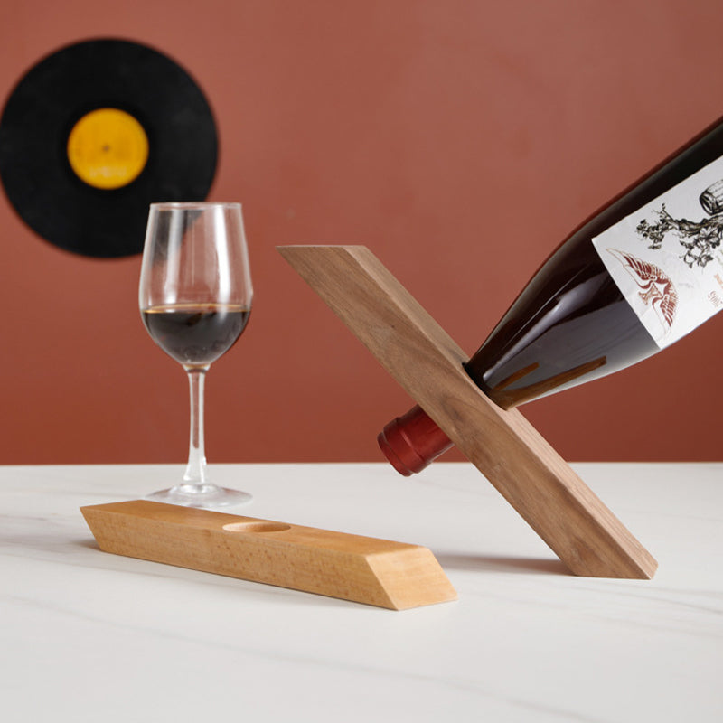Magical Solid Wood Wine Bottle Holder