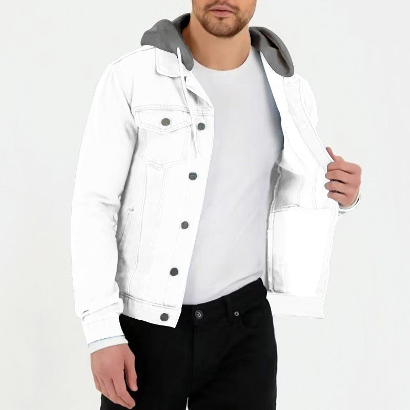 Solid Multi-Pocket Fall Jacket