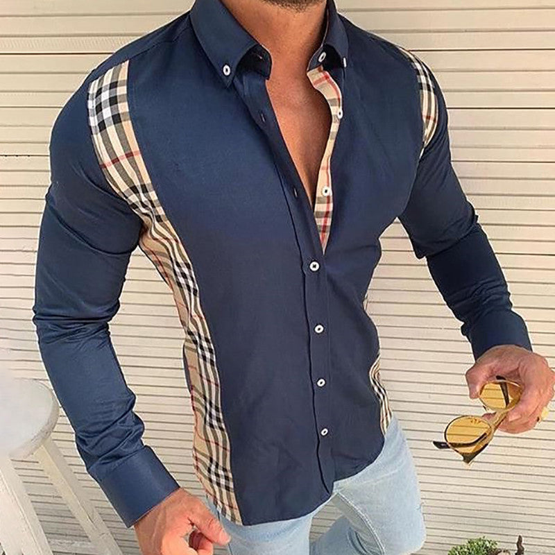 Plaid Panel Shirt