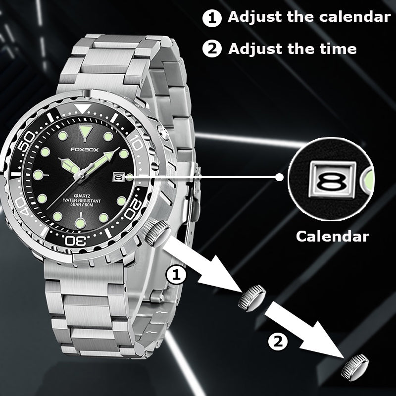 Personalized Classic Three Hand Quartz Watch