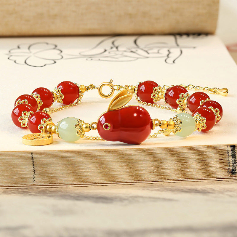 Fortune Lucky Jade Rabbit Bracelet