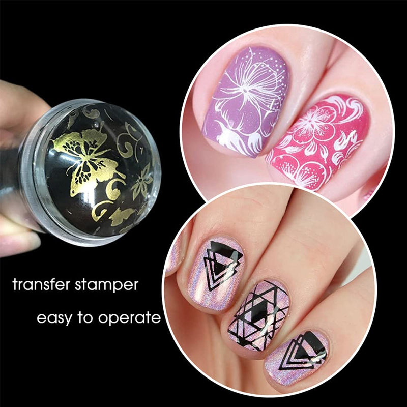 Transparent Silicone Nail Art Stamper