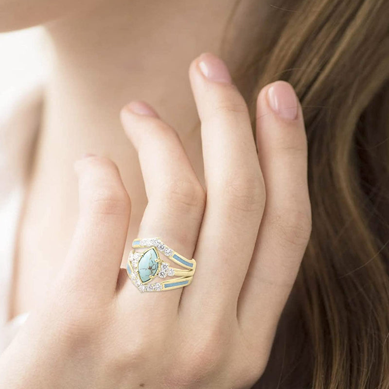 Diamond Turquoise Ring
